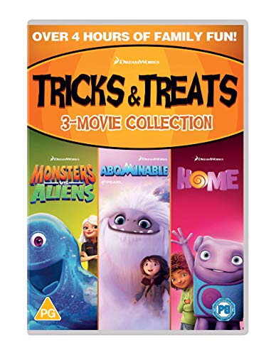 Tricks &amp; Treats (Monster V Alien/Home/Abominable) [DVD] [2020] – Animation [DVD]