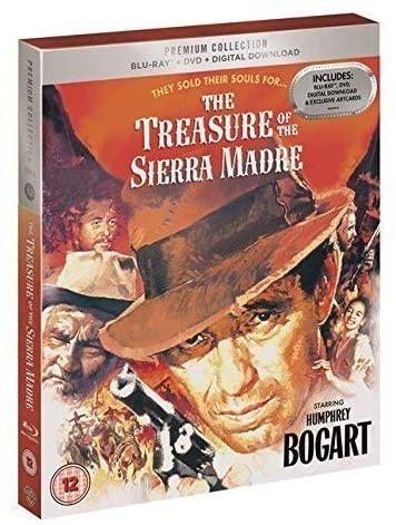 The Treasure Of Sierra Madre Slipcased Edition Blu Ray + DVD + Art Cards + Digital Download/Region Free  - Western/Adventure [Blu Ray]