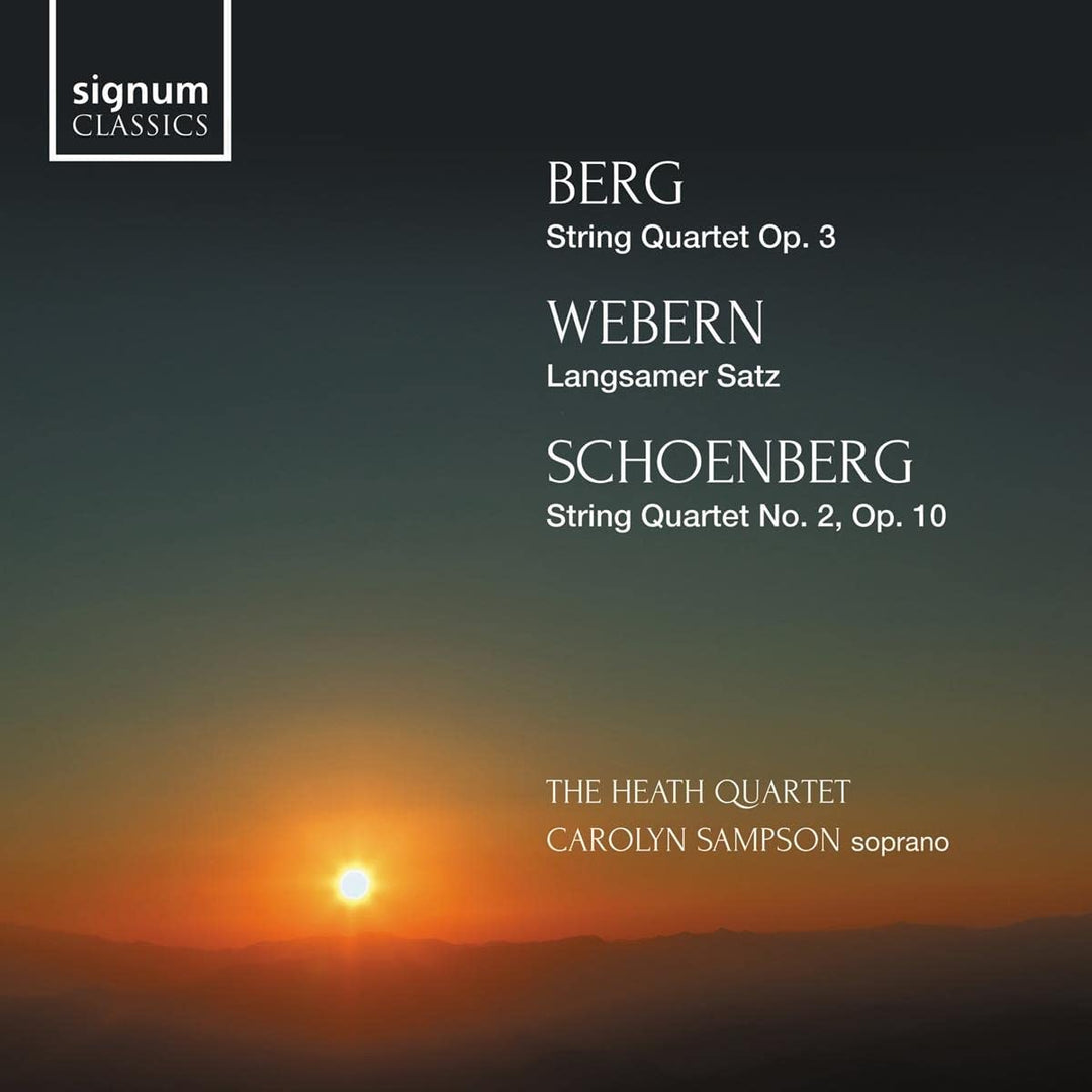 Sampson – Berg: Streichquartett, Op. 3/Webern: Langsamer Satz/... [Audio CD]