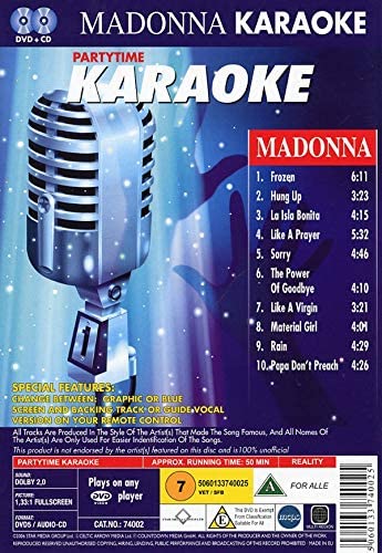 Partytime Karaoke - Madonna [Audio-CD]