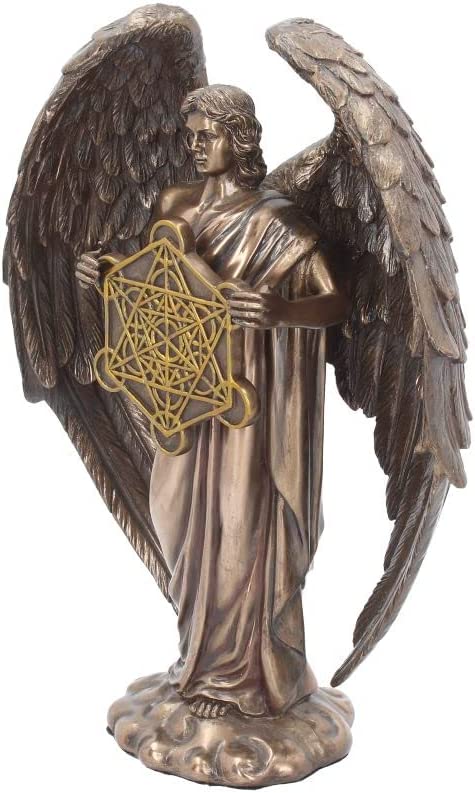 Nemesis Now Metatron-Erzengel-Figur, 26 cm, Bronze, Kunstharz