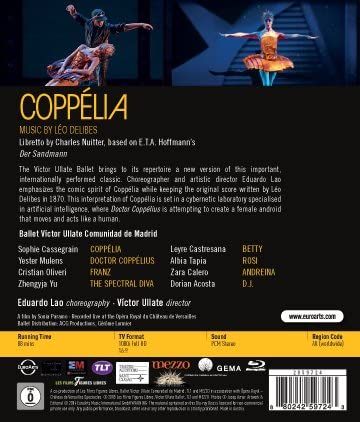 Delibes: Coppelia [Victor Ullate Ballet Communidad de Madrid, Eduardo Lao] [2014] [Region Free] – [Blu-Ray]