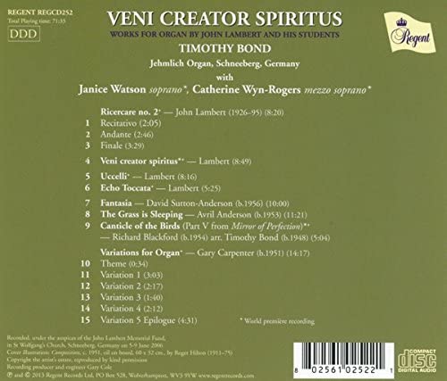 Veni Creator Spiritus [Audio-CD]