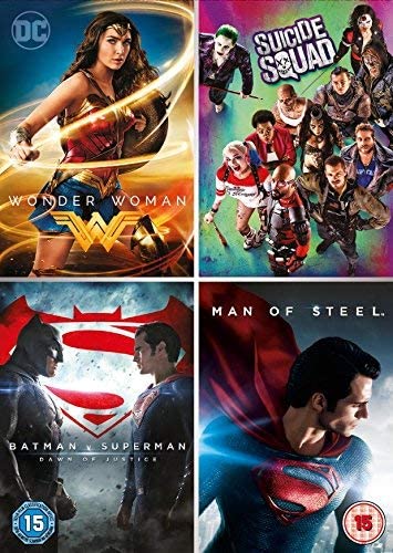 DC 4 Film Collection [Wonder Woman/Man of Steel/Batman v Superman/Suicide Squad] [2017]