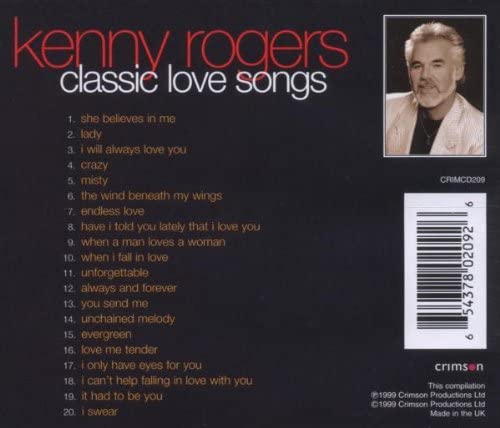 Kenny Rogers - Classic Love Songs [Audio CD]