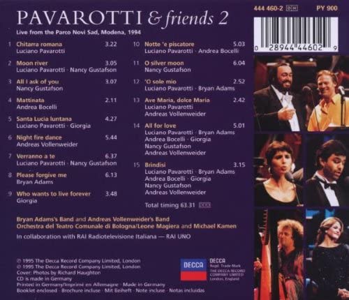 Pavarotti and Friends, Band 2 – Di Lazzaro [Audio-CD]