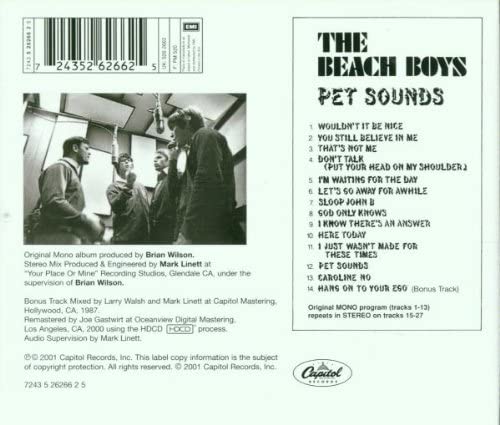 Pet Sounds - The Beach Boys [Audio CD]