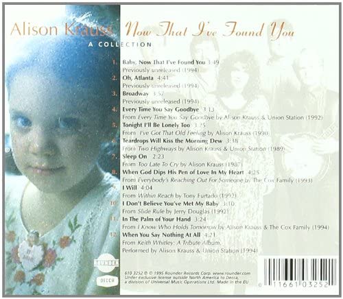 Now That I've Found You: A Collection - Alison Krauss and Union Station Alison Krauss  [Audio CD]
