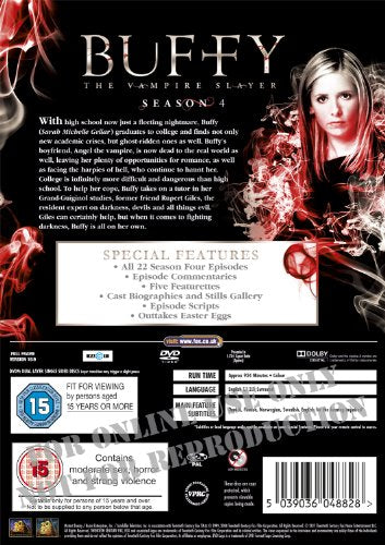 Buffy – Im Bann der Dämonen – Staffel 4 – Horrorroman [DVD]