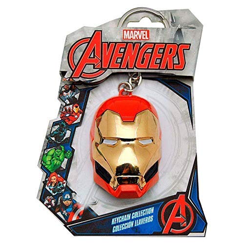 CARTOON GROUP MAN AVENGERS MARVEL MASK SCHLÜSSELANHÄNGER AUS METALL 14x9,5 CM - MV15581