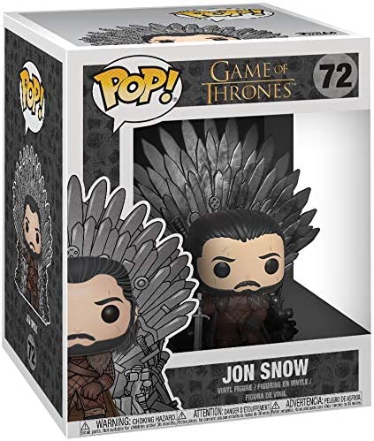 Deluxe: Spiel S10: Jon Snow sitzt auf dem Eisernen Thron Funko 37791 Pop! Vinyl Nr. 72