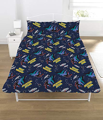 Space Invaders Duvet Set, Polycotton, Multi, DOUBLE