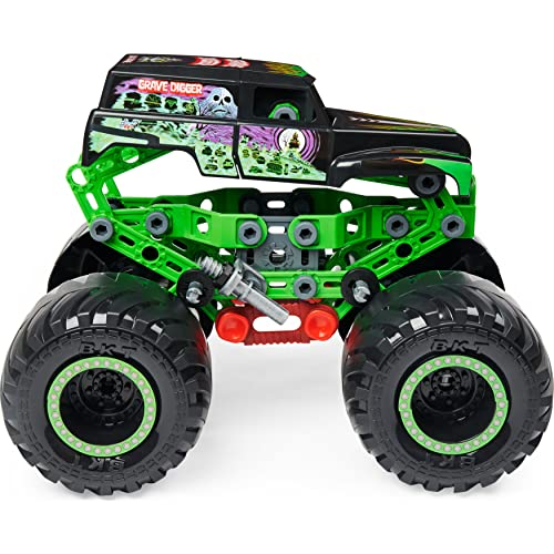 Meccano Junior, offizieller Monster Jam Grave Digger Monster Truck STEM-Modellbau