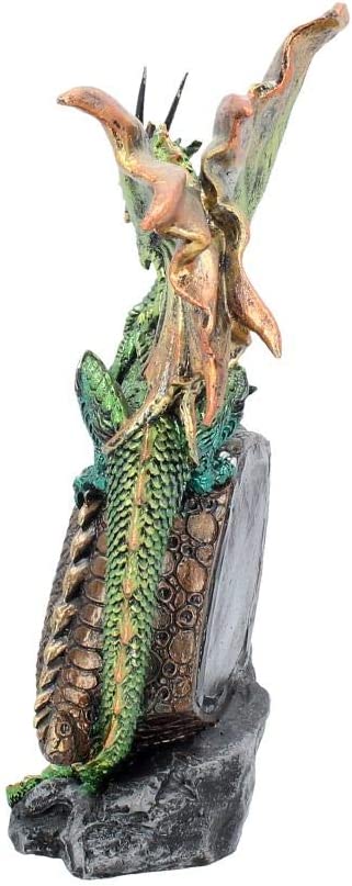 Nemesis Now U2023F6 Auge des Drachen, grüne Figur, 25 cm, grün