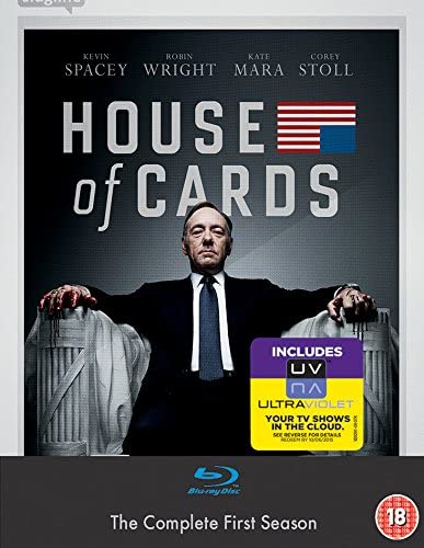 House of Cards – Staffel 1 (UV-Kopie) [2013] [Region Free] – Drama [Blu-Ray]