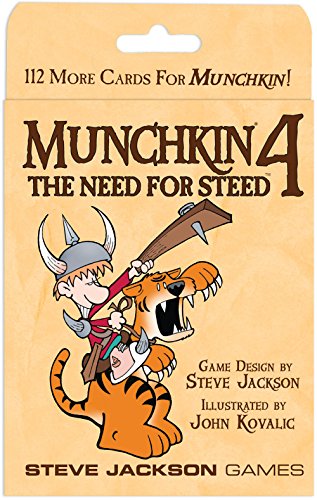 Munchkin SJG01444 4 Need for Steed Kartenspiel