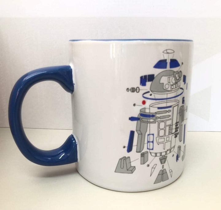 Star Wars Exploded View R2 The Last Jedi Tasse, weiß