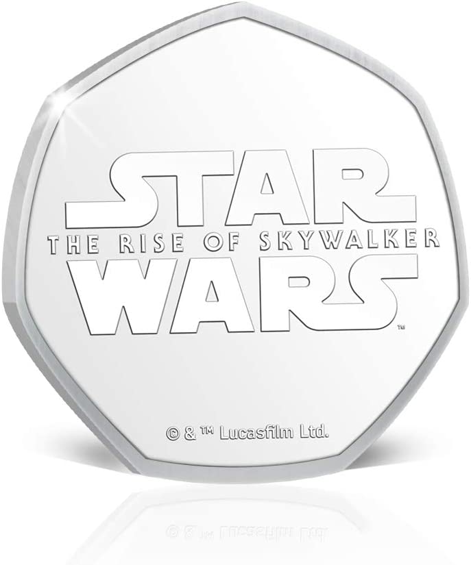 The Koin Club Star Wars Gifts Rise of Skywalker Offizielles Sammlerstück in 50-Pence-Form