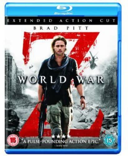 World War Z [Region Free] – Horror/Action [Blu-ray]