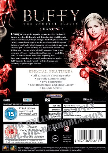 Buffy – Im Bann der Dämonen – Staffel 3 – Horrorroman [DVD]
