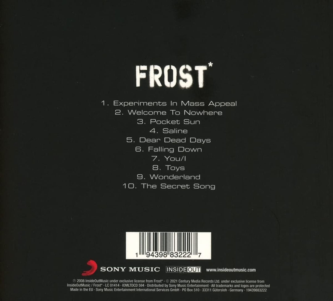 Frost – Experiments In Mass Appeal 2021) (Ltd [Audio CD]