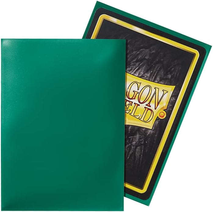 Dragon Shield – Box mit 100 Sammelkartenhüllen höchster Qualität – Grün