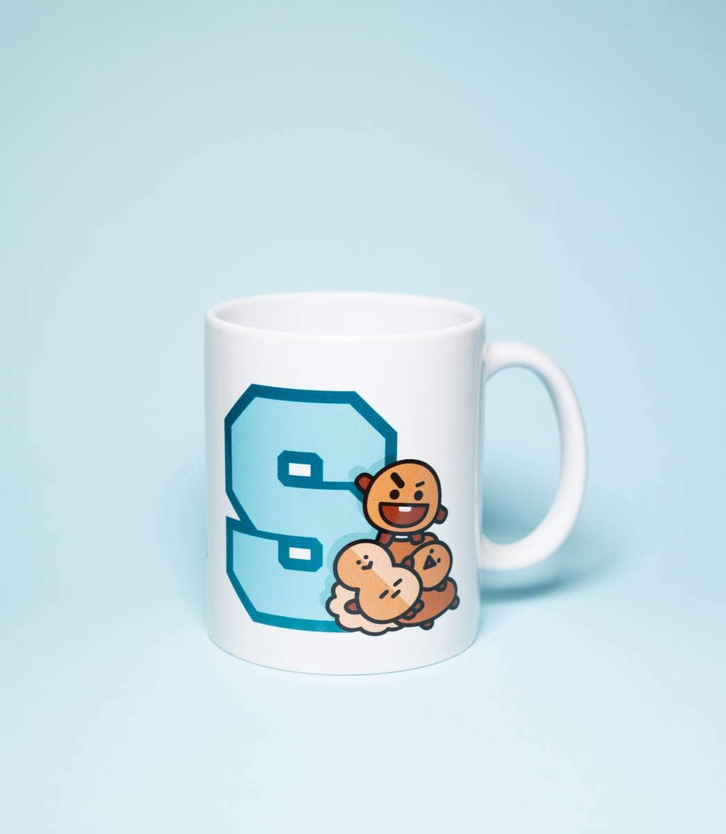 Grupo Erik BT21 Official Merchandise Shooky Ceramic Mug | 35 cl - 350 ml | Coffee Mug