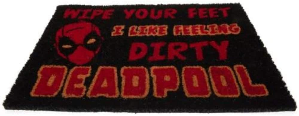 Fußmatte „Deadpool Marvel Wipe Your Feet“, 40 x 60 x 1,3 cm