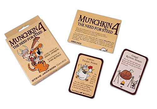 Munchkin SJG01444 4 Need for Steed Kartenspiel