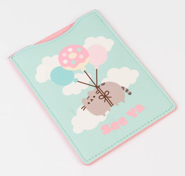 Grupo Erik Pusheen Travel Set | Passport Holder, Luggage Tag and Sleep Mask | Pusheen Gifts