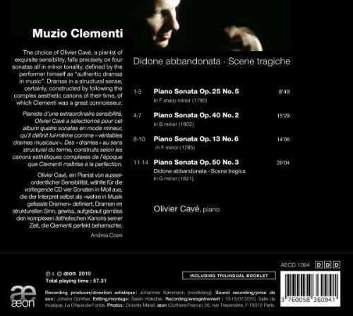 Clementi: Didone Abbandonata [Audio CD]