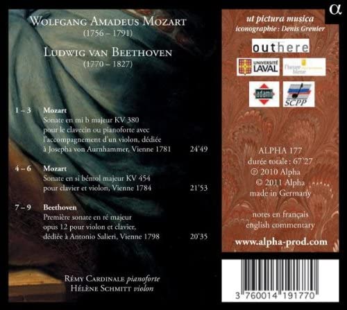 Mozart &amp; Beethoven: Sonaten für Klavier und Violine [Audio-CD]