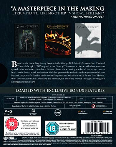 Game of Thrones: Staffeln 1–3 [DVD] [2011] [2019] – Drama [DVD]