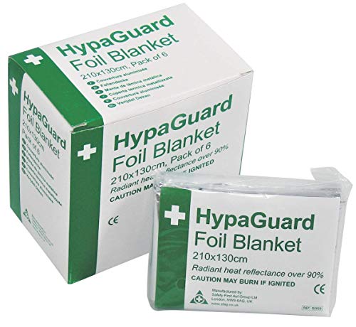 HypaGuard Folien-Überlebensdecke (6er-Pack)