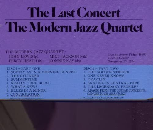 Das Modern Jazz Quartet Modern Jazz Quartet – Das komplette letzte Konzert [Audio-CD]