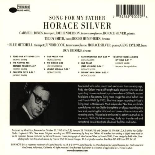 Lied für meinen Vater - Horace Silver [Audio-CD]