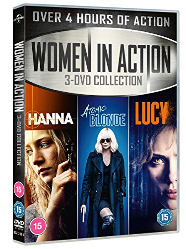 Women In Action Triple (Lucy/Hanna/Atomic Blonde) [DVD] [2020] - Action/Sci-fi [DVD]