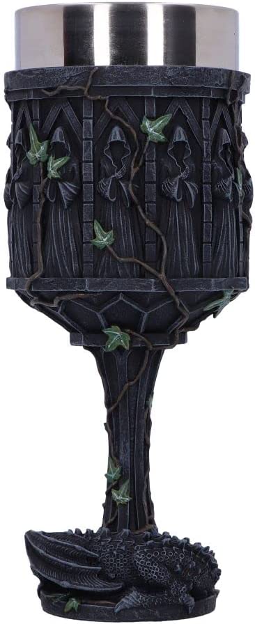 Nemesis Now Dragon Ivy Goblet, Grey, 20cm