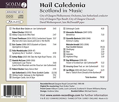 Hail Caledonia: Schottland in der Musik [City of Glasgow Philharmonic Orchestra; Iain [Audio-CD]