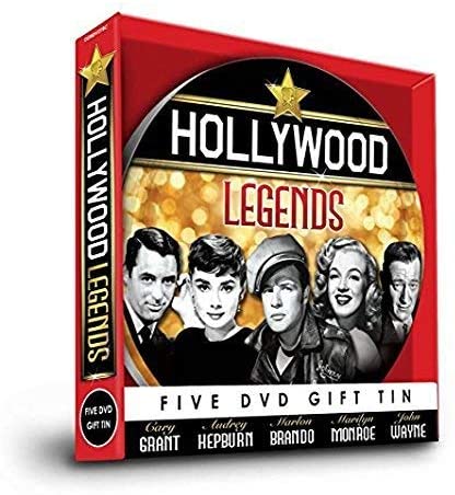 Hollywood Legends GIFT TIN - Cary Grant, Audrey Hepburn, Marlon Brando, Marliyn Monroe & John Wayne