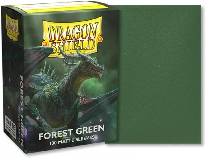Dragon Shield: Matte Kartenhüllen: Standardgröße: Waldgrün (100)