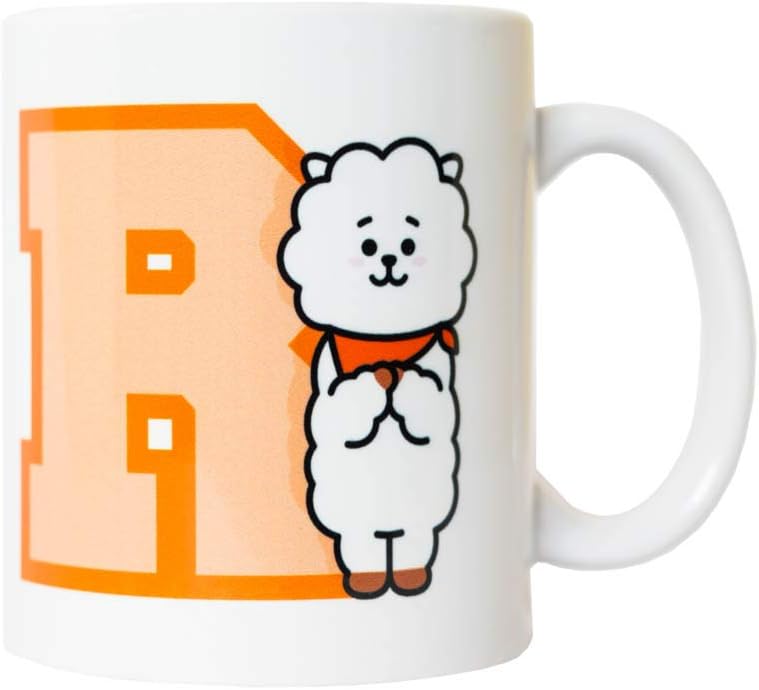 Grupo Erik BT21 Official Merchandise RJ Ceramic Mug | 35 cl - 350 ml | Coffee Mug