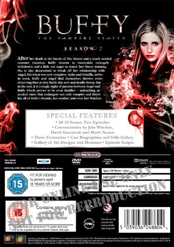 Buffy – Im Bann der Dämonen – Staffel 2 – Horrorroman [DVD]