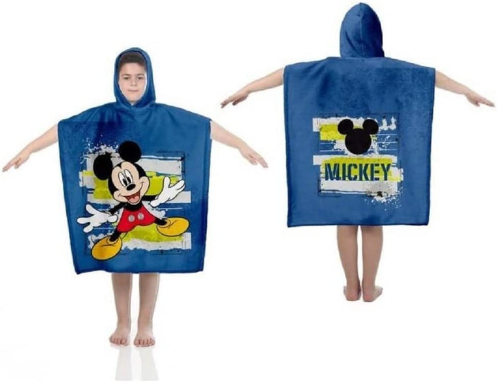 Poncho Mickey Mouse Towel for Kids | Mickey Mouse Children's Poncho Towel for Be