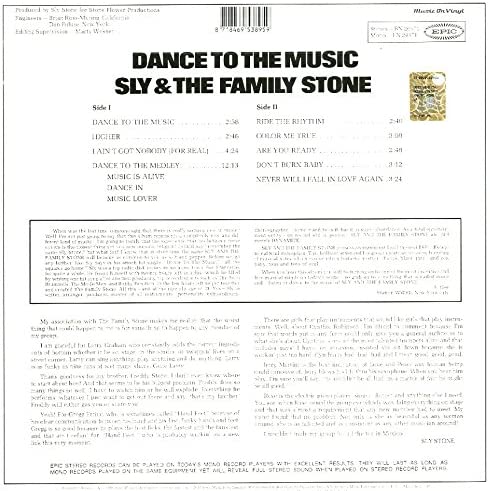 Sly &amp; The Family Stone – Dance To The [Vinyl]