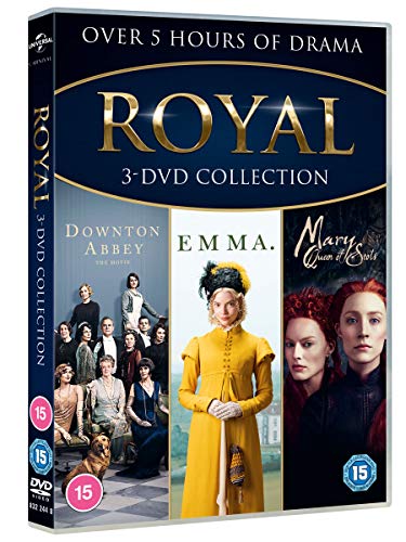 Royal Triple Boxset (Downton Abbey/Emma/Mary Queen of Scots) [DVD] [2020] – Drama [DVD]