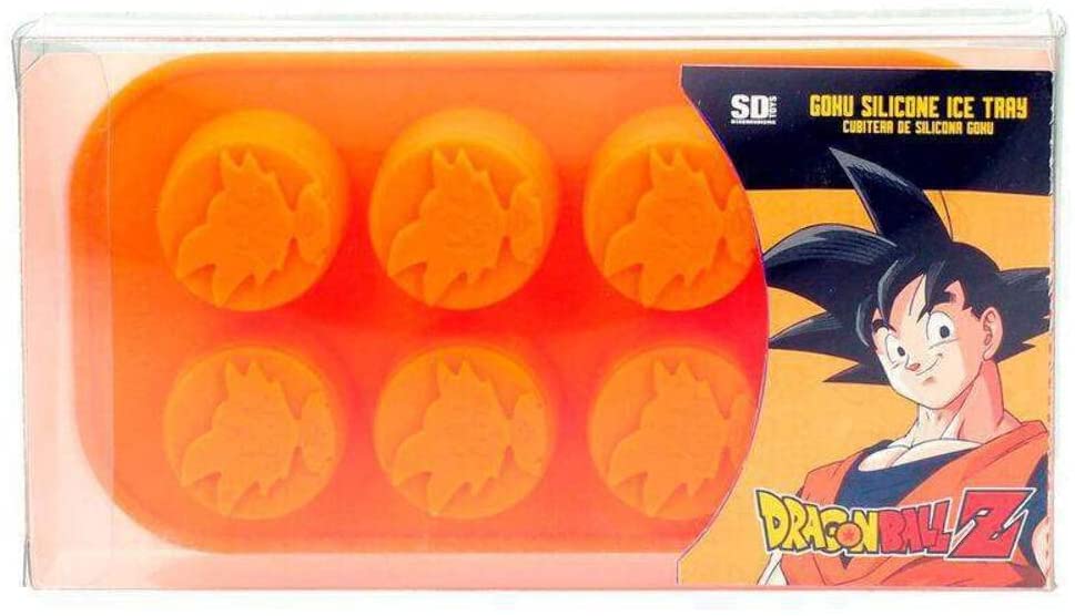 SD Toys Dragonball Z Z894830 Eiswürfelform aus Silikon, Goku-Geschirr, Orange