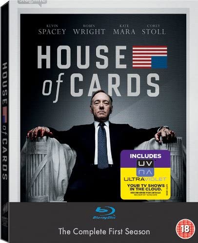 House of Cards – Staffel 1 (UV-Kopie) [2013] [Region Free] – Drama [Blu-Ray]