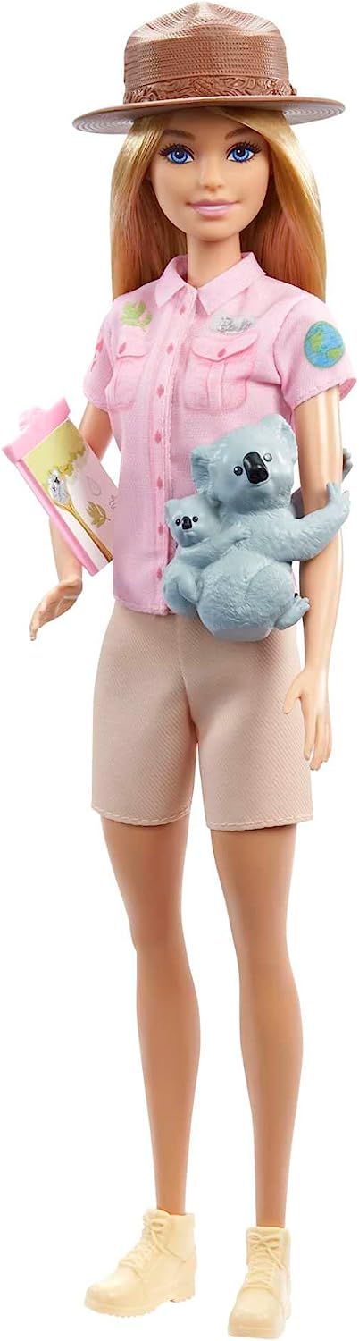 Barbie-Zoologe-Puppe (12 Zoll), Rollenspiel-Kleidung und -Accessoires: Koala &amp; Bab