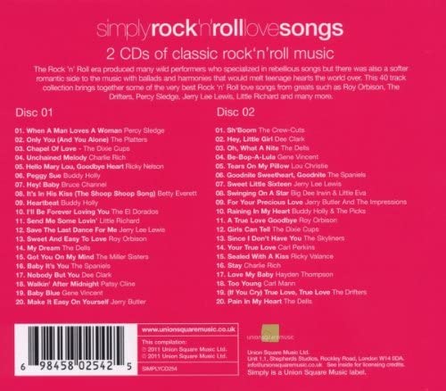 Simply Rock 'n Roll Love Songs [Audio-CD]